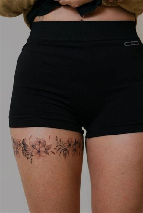 Thigh Tattoos That Wrap Around Women 039 S Thigh Band Tattoo Flower Thigh Tattoos Blossoming Thigh Tattoos That Wrap Around Women 039 S Thigh Band Tattoo Flower Thigh Tattoos Blossoming
