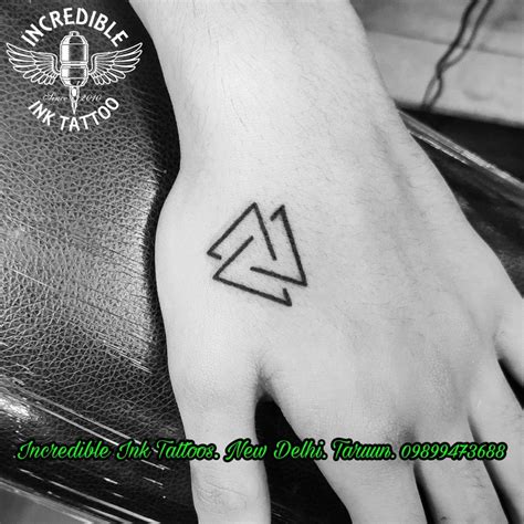 Threetriangletattoo 3Triangletattoo 3 Triangle Tattoo Call Whtsapp 09899473688