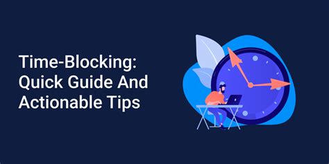 Time Blocking Quick Guide And Actionable Tips Bordio