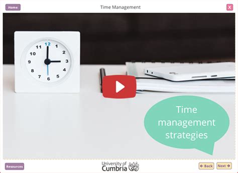 Time Management Mycumbria