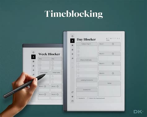 Timeblock Planner Productivity