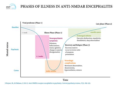 Timeline Of Anti Nmdar Encephalitis Common Signs And Symptoms Prodrome Download Scientific Diagram