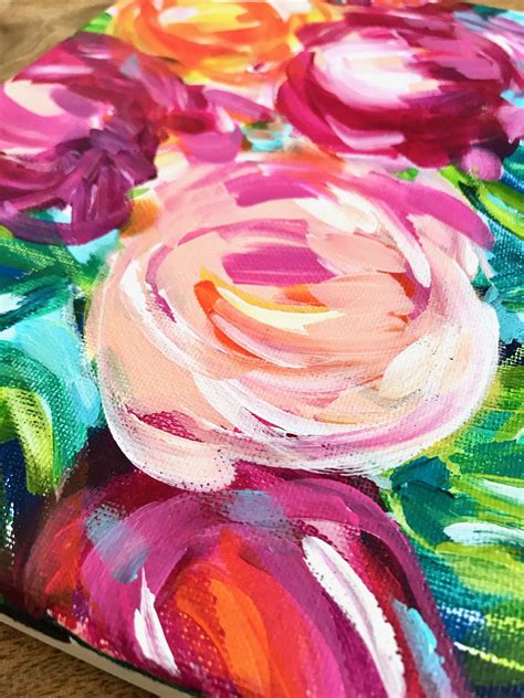 Tips And Tricks For Painting Loose Abstract Flowers With Acrylic Paint On Canvas Video Tutorial Tips And Tricks For Painting Loose Abstract Flowers With Acrylic Paint On Canvas Video Tutorial