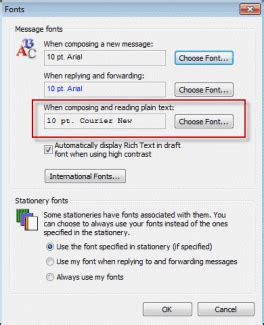 To Change The Font On Incoming Messages Slipstick Systems