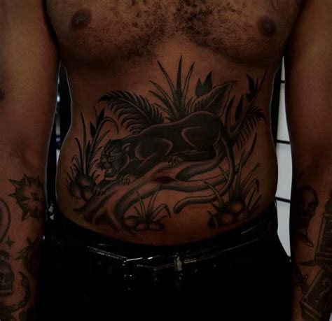 Today I Did This Double Panther Stomach Tattoo For Luke This Traditional Piece Was Inspired By His Two Black Cats One Of Which Nix On The Right Suffered From Extreme Frostbite On Today I Did This Double Panther Stomach Tattoo For Luke This Traditional Piece Was Inspired By His Two Black Cats One Of Which Nix On The Right Suffered From Extreme Frostbite On