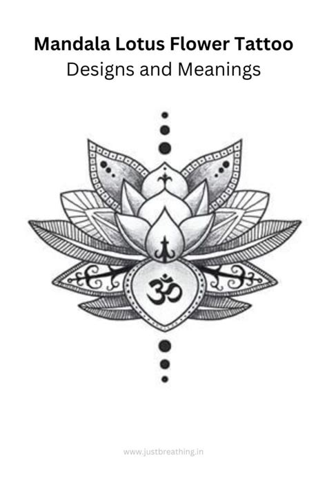 Top 20 Mandala Lotus Flower Tattoo Designs And Meaning