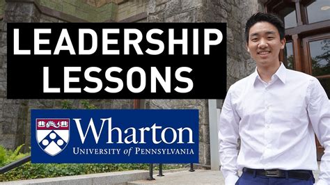 Top 5 Must Know Leadership Lessons From Wharton Ceos
