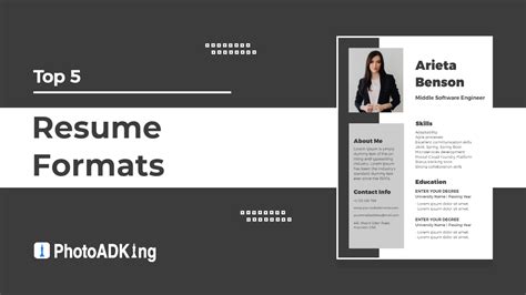 Top 5 Resume Formats You Should Know About