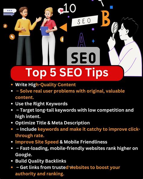 Top 5 Seo Tips