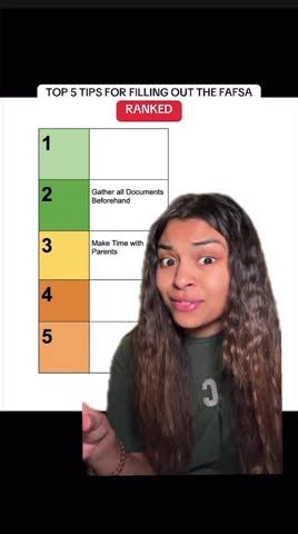 Top 5 Tips For Filling Out The Fafsa Youtube