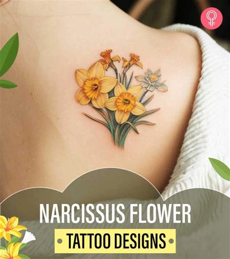 Top 60 Narcissus Flower Tattoo Designs Symbolism Top 60 Narcissus Flower Tattoo Designs Symbolism