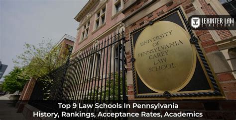 Top 9 Law Schools In Pennsylvania Lexinter
