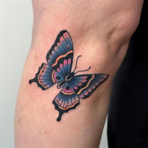 Trad Inspired Butterfly I Wanted To Share R Tattooartists
