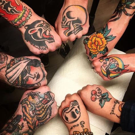 Traditional Hand Tattoos