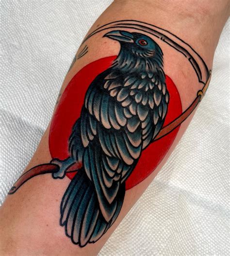 Traditional Raven Tattoo Meaning