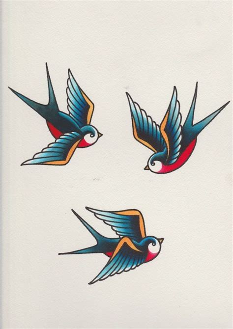 5 Ways Traditional Swallow Tattoos