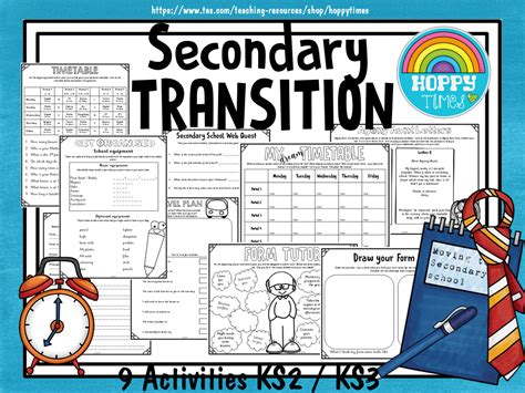 Transition To Secondary School Resources And Worksheets