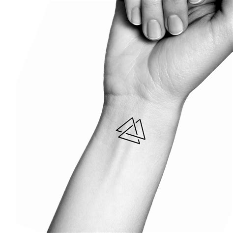 Triangle Tattoo Temporary Tattoos Minink