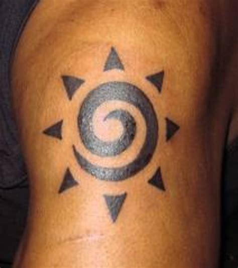 5 Sun Tribal Tattoos