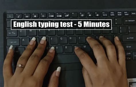Typing Test 5 Minutes Official