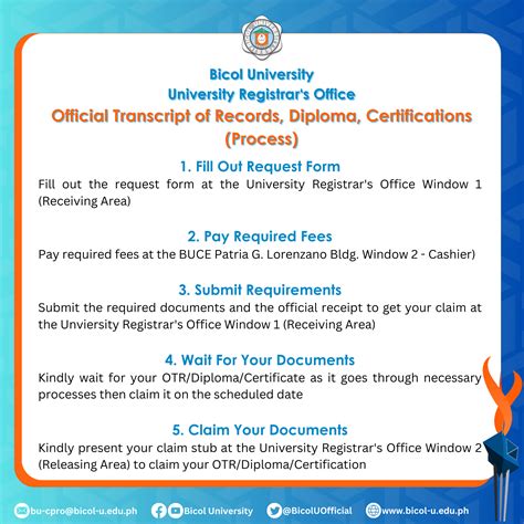 University And College Registrars Official Website Of Bicol University