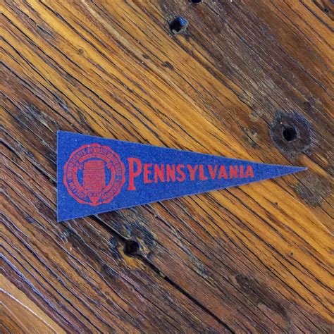 University Of Pennsylvania Pennant Etsy University Of Pennsylvania Pennant Etsy