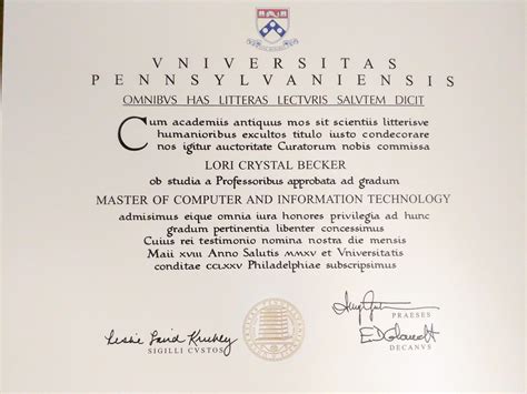 5 UPenn Master's Degrees