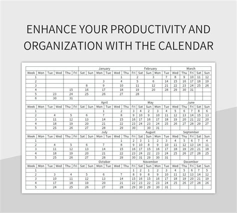 Upenn Mba Academic Calendar Productivity Calendar Template
