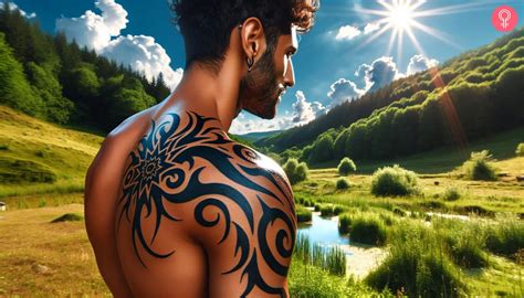 Upper Back Tattoo For Men Custom Bold Tattoo Designs