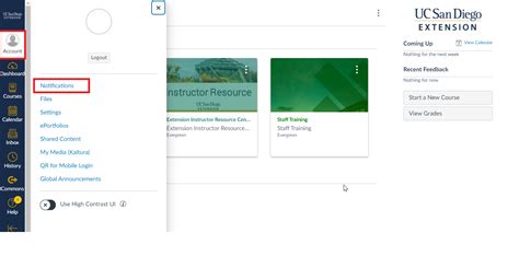 User Settings In Canvas Uc San Diego Extended Studies Online User Settings In Canvas Uc San Diego Extended Studies Online