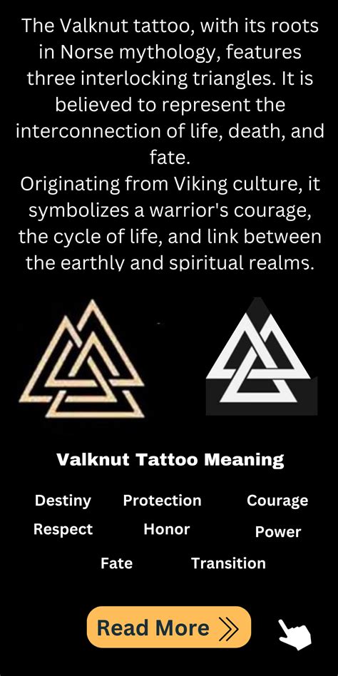 Valknut Tattoo Symbol Meaning Norse Mythology Full Guide Fabbon