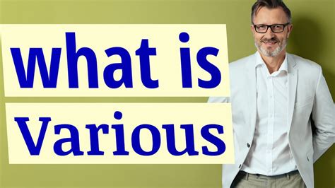 Various Meaning