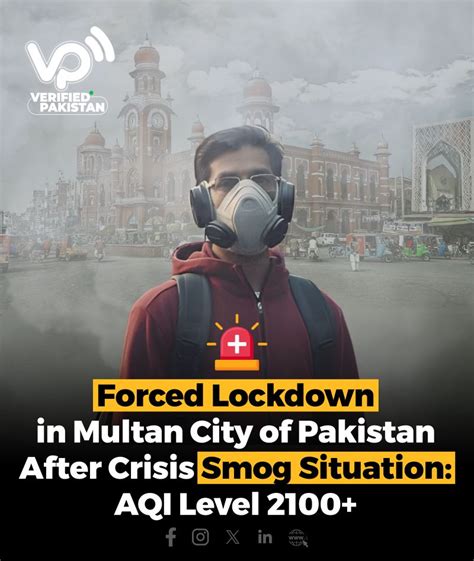 Verified Pakistan On Linkedin Multan Smog High Alert Forced Lockdown In Multan City Of