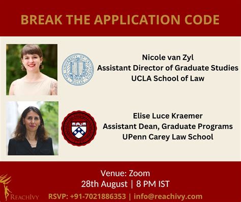 Vibha Kagzi On Linkedin Join Us For An Exclusive Webinar With Upenn Carey Law School And Ucla