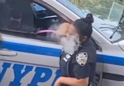 Video Claims Two New York City Cops Caught On Camera Smoking Weed On Duty