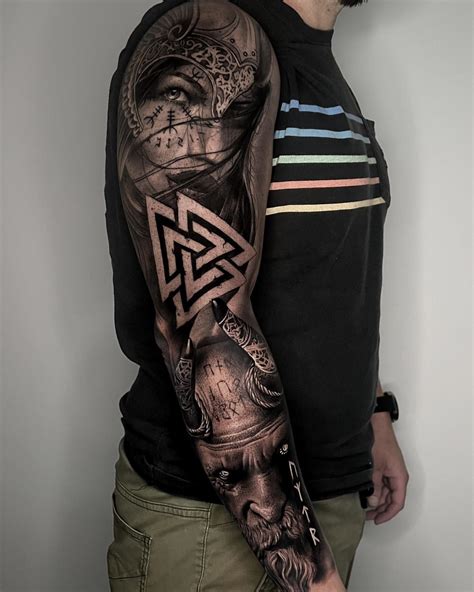 Viking Tattoo Sleeve Designs