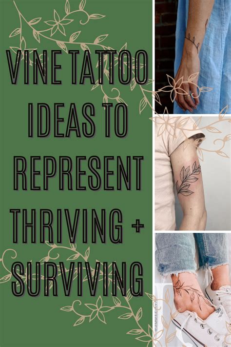Vine Tattoo Ideas 47 To Represent Thriving Surviving Vine Tattoo Ideas 47 To Represent Thriving Surviving