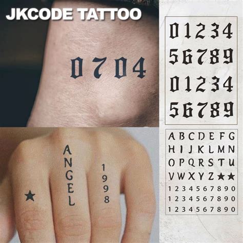 Waterproof Semi Permanent Tattoos Hands Arabic Numeral Lucky 7 Temporary Tattoos Finger Tattoos Lasts 1 2 Weeks Aliexpress 66