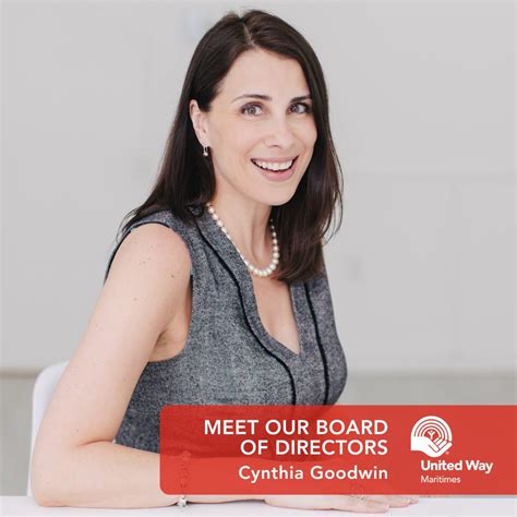 We Re Very Excited To Introduce You To The Vice Chair Of United Way Maritimes Board Cynthia We Re Very Excited To Introduce You To The Vice Chair Of United Way Maritimes Board Cynthia