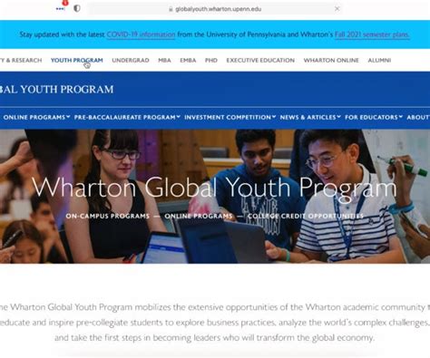 Wharton Global Youth 2021 2022 Upcoming Programs And Opportunities Webinar