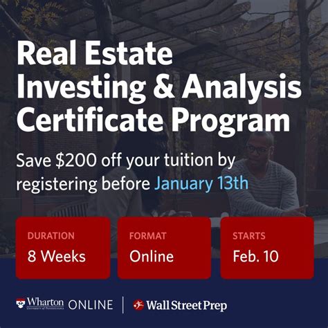 Wharton Online Real Estate Investing Amp Analysis Certificate Wharton Online