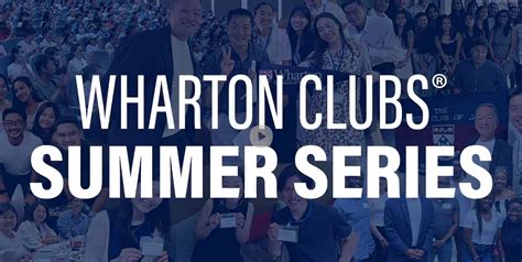 Wharton Summer Series 2024 Wharton Club Officers