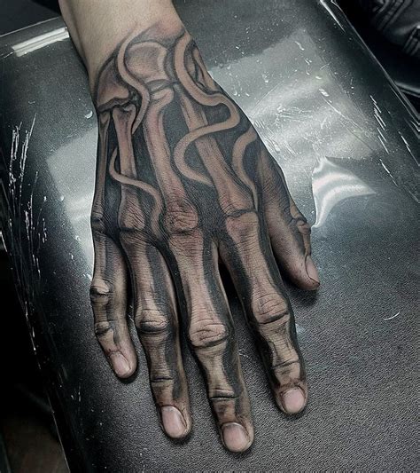 What Does A Skeleton Hand Tattoo Mean Bronctattooaus Com