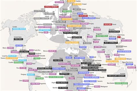 What The World S Nations Are Best At Revealed In One Map The Independent The Independent