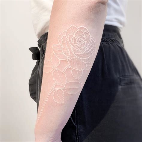 White Ink Tattoo Fashion Trend Or Fatal Mistake Inkppl