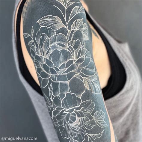 White On Black Tattoo You Can Tattoo White Over Black Tattoodo