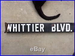 Whittier Blvd Vintage Pre 1910 Los Angeles Ca Porcelain Enamel Street Sign 1912569394 Whittier Blvd Vintage Pre 1910 Los Angeles Ca Porcelain Enamel Street Sign 1912569394