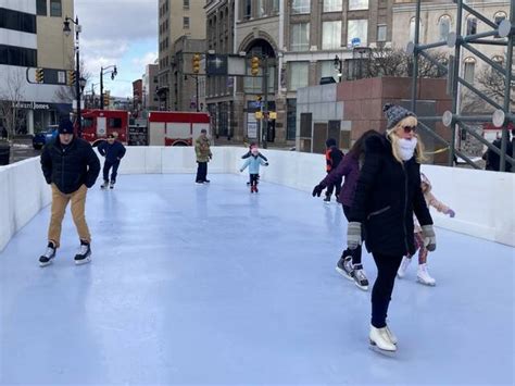 Wilkes Barre Debuts Public Square Ice Rink Times Leader