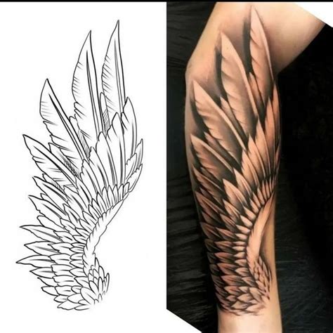 Wing Tattoo Arm Design Alimousavi Wing Tattoo Arm Design Alimousavi