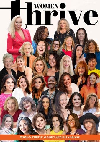 Women Thrive Summit 2024 Handbook By Womenthrivemagazine Issuu